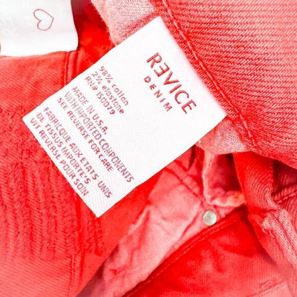 Revice Venus Flares Mars Bar Red Star Design Denim Jeans Size 29 NWT - Picture 7 of 10